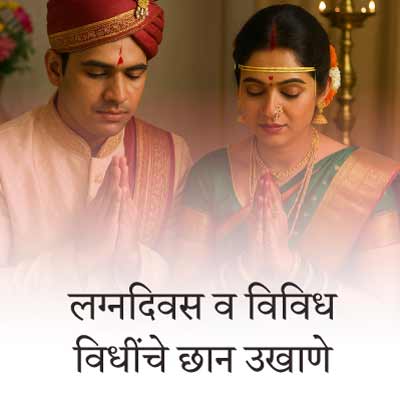 नवरा नवरीसाठी लग्नाच्या दिवशी आणि विविध विधींना घेता येतील असे बेस्ट मराठी उखाणे | Best Marathi Lagnache Ukhane on various wedding / marriage day / rituals